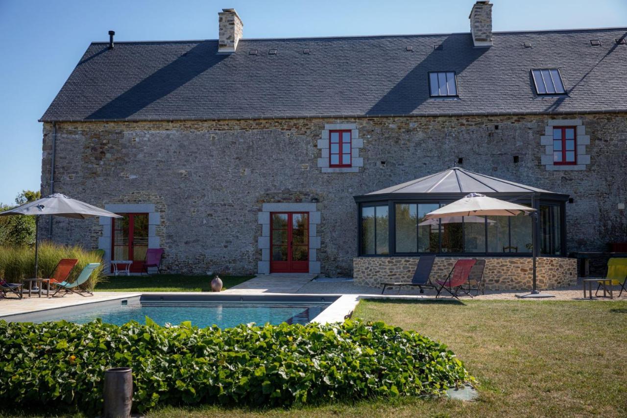 Au Manoir Des Loges Bed & Breakfast Quettreville-sur-Sienne Exterior foto