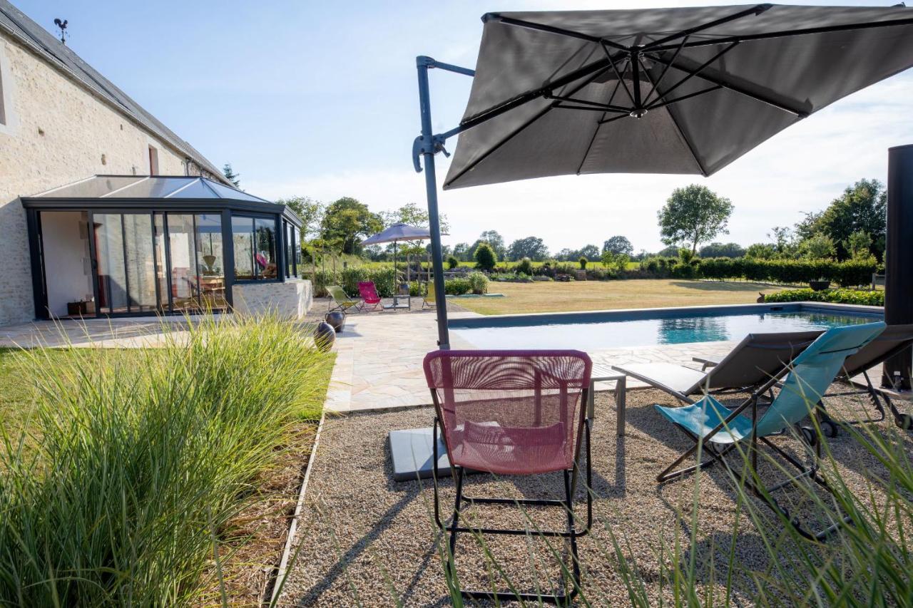 Au Manoir Des Loges Bed & Breakfast Quettreville-sur-Sienne Exterior foto
