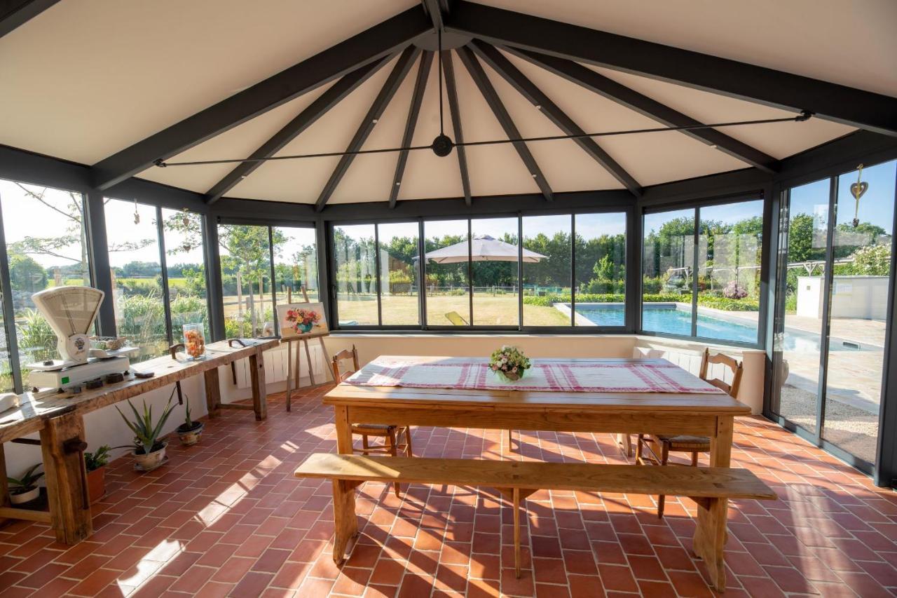 Au Manoir Des Loges Bed & Breakfast Quettreville-sur-Sienne Exterior foto